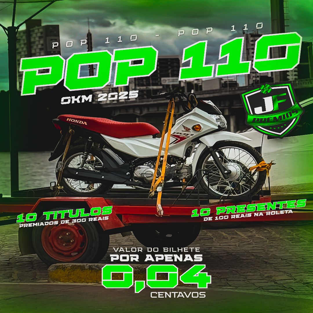 Pop 110 2025 ou 12 mil no pix