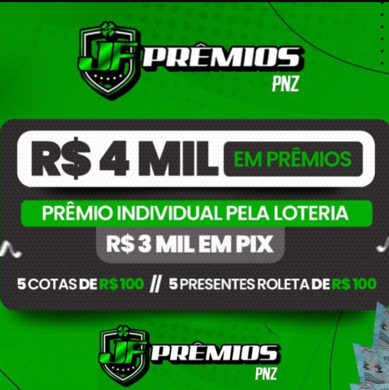 4 MIL EM PRÊMIOS