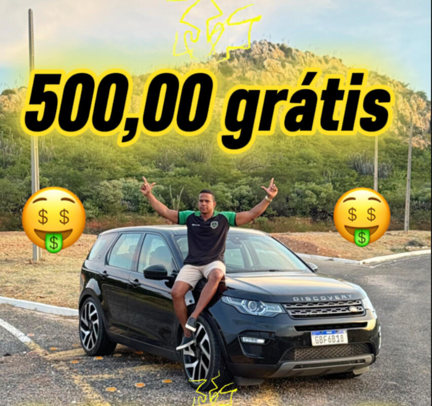 500 REAIS GRÁTIS